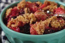 Image of Blackberry Rhubarb Crisp Tested Recipe & Video, Joy of Baking