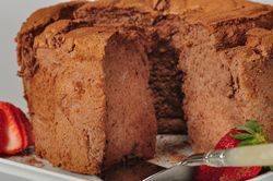 Image of Chocolate Angel Food Cake Tested Recipe, Joy of Baking