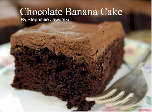 Banana and chocolate cake recipes