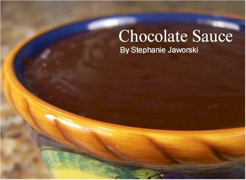 Chocolate Sauce Recipe