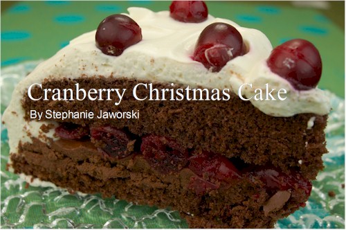 Cranberry Christmas Cake Recipe