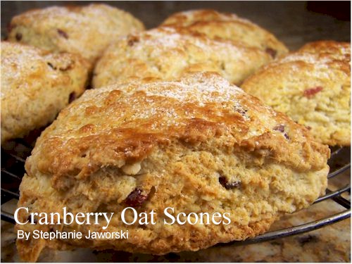 Cranberry Oat Scones Recipe