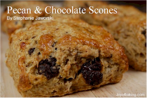 Pecan & Chocolate Scones Recipe