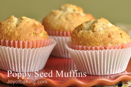 Poppy Seed Muffins Recipe