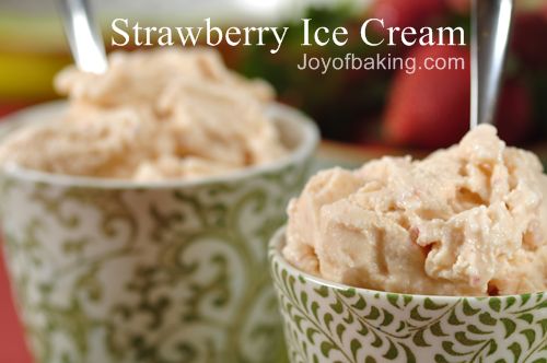 Strawberry Ice Cream Recipe