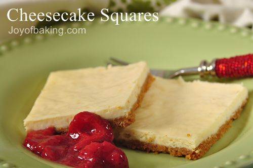Cheesecake Squares Recipe