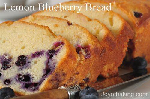 Lemon Blueberry Bread Recipe