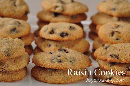 Chocolate Raisin Cookies