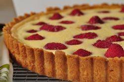 Image of Raspberry Cream Cheese Tart Tested Recipe, Joy of Baking