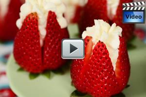 Image of Strawberries Filled With Cream Tested Recipe, Joy of Baking