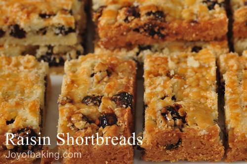 Raisin Shortbreads Recipe