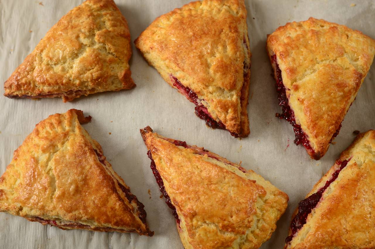 Breakfast Scones With Jam