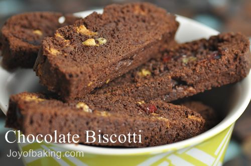 Chocolate Biscotti Recipe