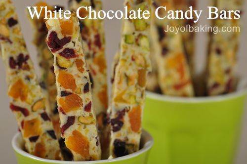 White Chocolate Candy Bars Recipe